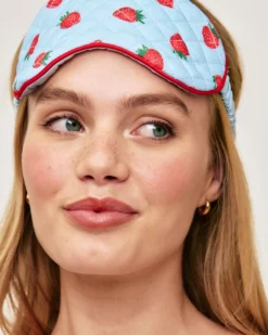 New Masque motifs fraises Petits Accessoires