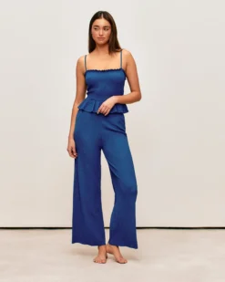 Pantaon atière texturée Pantalons|Pantalons De Pyjamas