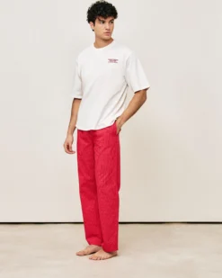 Clearance Pantaon en coton à carreaux Homme Pyjamas Et Tenues D'Intérieur