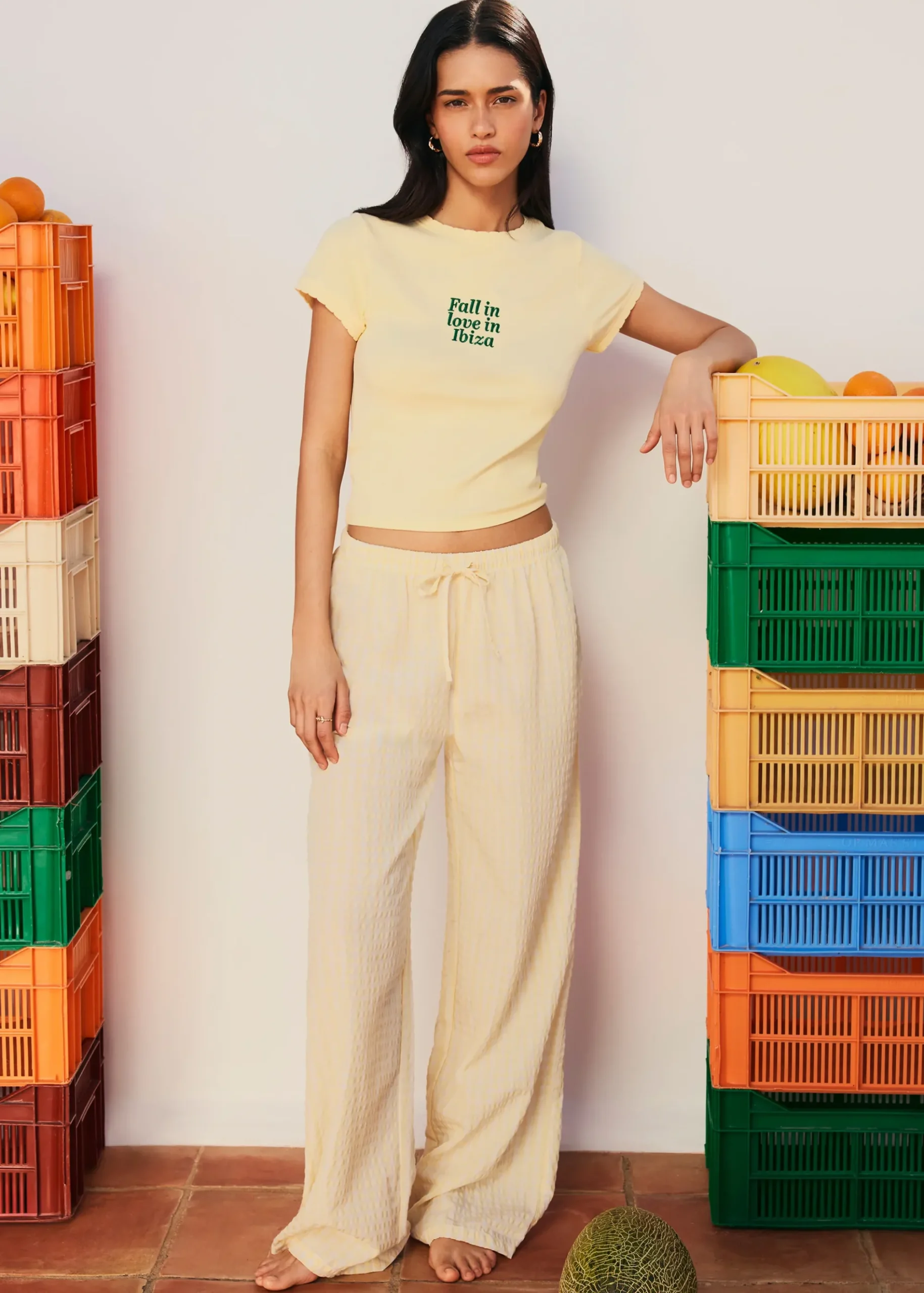 Hot Pantaon en coton popeine Pantalons De Pyjamas|Pantalons