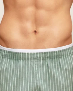 Discount Pantaon en coton à rayure Homme Pyjamas Et Tenues D'Intérieur