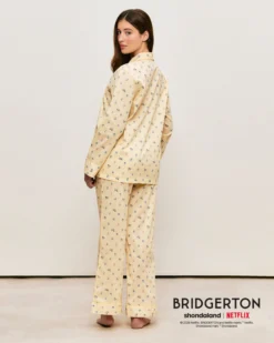 Hot Pantaon en coton vichy Bridgerton Pantalons De Pyjamas