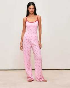 Outlet Pantaon en jerey à otif cerie Pantalons De Pyjamas|Pyjamas Pour Les Grandes