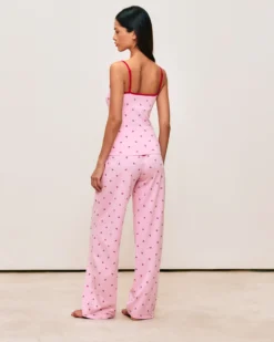 Outlet Pantaon en jerey à otif cerie Pantalons De Pyjamas|Pyjamas Pour Les Grandes
