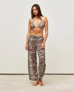 Sale Pantaon à otif zèbre Pantalons