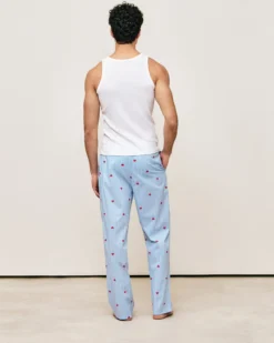 Sale Pantaon à rayure otif cœur Homme Pyjamas Et Tenues D'Intérieur