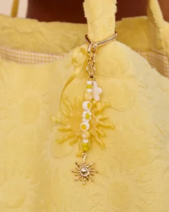 Discount Porte-clé avec charms soleil et cœur Petits Accessoires