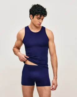 Sale et débardeur et boxer en coton Homme Pyjamas Et Tenues D'Intérieur