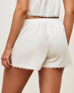 Hot hort en coton avec broderie Shorts