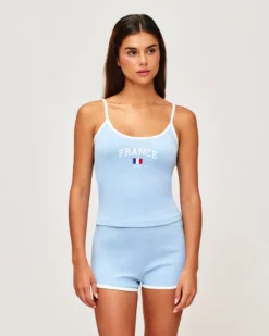hort en jerey iprié "France" Shorts De Pyjamas|Pyjamas Pour Les Grandes