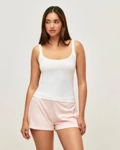 Sale hort en jerey à poi Shorts De Pyjamas