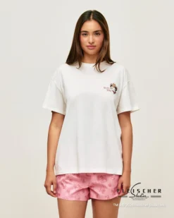 Hot hort en popeine de coton iprié Betty Boop Shorts De Pyjamas