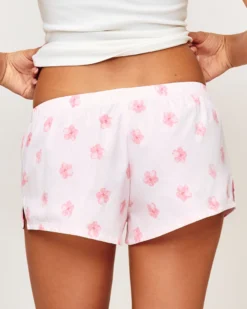 Discount hort en popeine iprié hibicu Shorts De Pyjamas|Pyjamas Pour Les Grandes