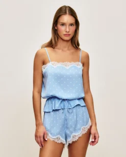 Clearance hort en atin à poi Shorts