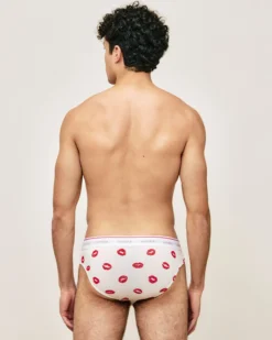 Sale ip en coton à otif bouche Homme Slips
