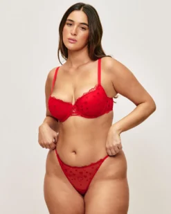 New Soutien-gorge ampliforme broderies cœurs Ampliformes|Avec Armatures