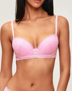 Clearance Soutien-gorge ampliforme en dentelle florale Ampliformes|Avec Armatures