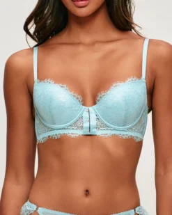 Hot Soutien-gorge ampliforme en dentelle florale irrisée Ampliformes|Avec Armatures