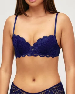 New Soutien-gorge ampliforme en dentelle florale Ampliformes|Avec Armatures