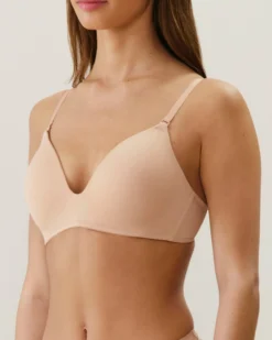 New Soutien-gorge ampliforme en microfibre Sans Armature|Soutiens-Gorge Invisible