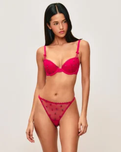 Outlet Soutien-gorge ampliforme à motif cerise Ampliformes|Avec Armatures