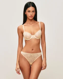 Outlet Soutien-gorge corbeille en dentelle florale Avec Armatures|Corbeilles