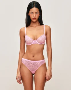 Clearance Soutien-gorge corbeille en dentelle florale Avec Armatures|Corbeilles