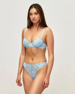 Soutien-gorge corbeille en dentelle florale Avec Armatures|Corbeilles