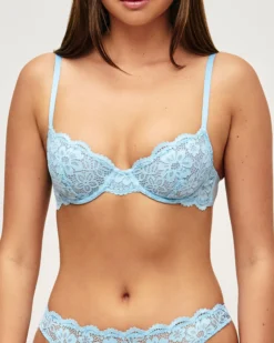 Soutien-gorge corbeille en dentelle florale Avec Armatures|Corbeilles