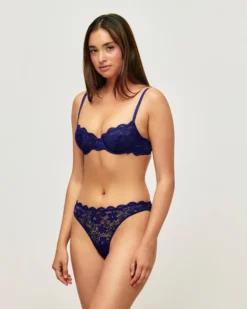 Soutien-gorge corbeille en dentelle florale Avec Armatures|Corbeilles