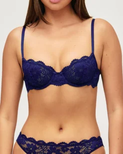Soutien-gorge corbeille en dentelle florale Avec Armatures|Corbeilles