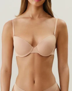 Soutien-gorge push-up en microfibre Avec Armatures|Soutiens-Gorge Invisible