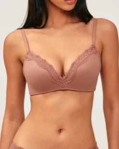 Clearance Soutien-gorge push-up en microfibre Sans Armature|Soutiens-Gorge Invisible