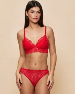 Hot outien-gorge triange puh-up en dentee Sans Armature|Push-Up
