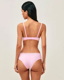Online Soutien-gorge triangle push-up en microfibre et dentelle Sans Armature|Soutiens-Gorge Invisible