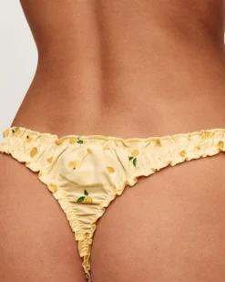 Online tring en coton iprié citron Strings