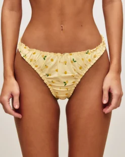 Online tring en coton iprié citron Strings