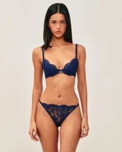 tring en dentee à tra argenté Strings|Culottes En Dentelle