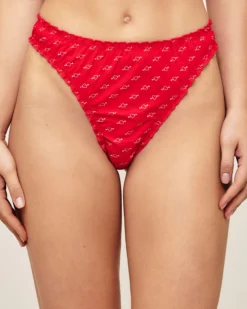 Online tring froncé en coton otif cœur Strings