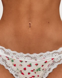 Discount Tanga en coton à otif fraie Tangas