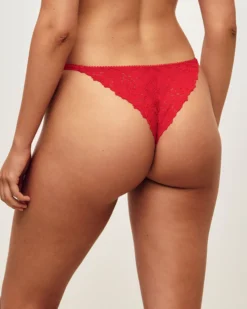 Hot Tanga en dentee forae et noeud Tangas|Culottes En Dentelle
