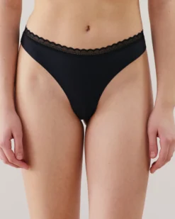 Tanga en icrofibre et dentee Tangas