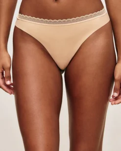 Sale Tanga en icrofibre et dentee Tangas