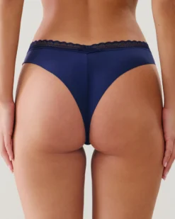 New Tanga en icrofibre et dentee Tangas