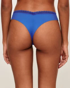 Online Tanga en icrofibre et dentee Tangas