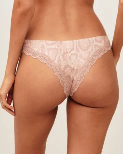 New Tanga en icrofibre iprié erpent Tangas