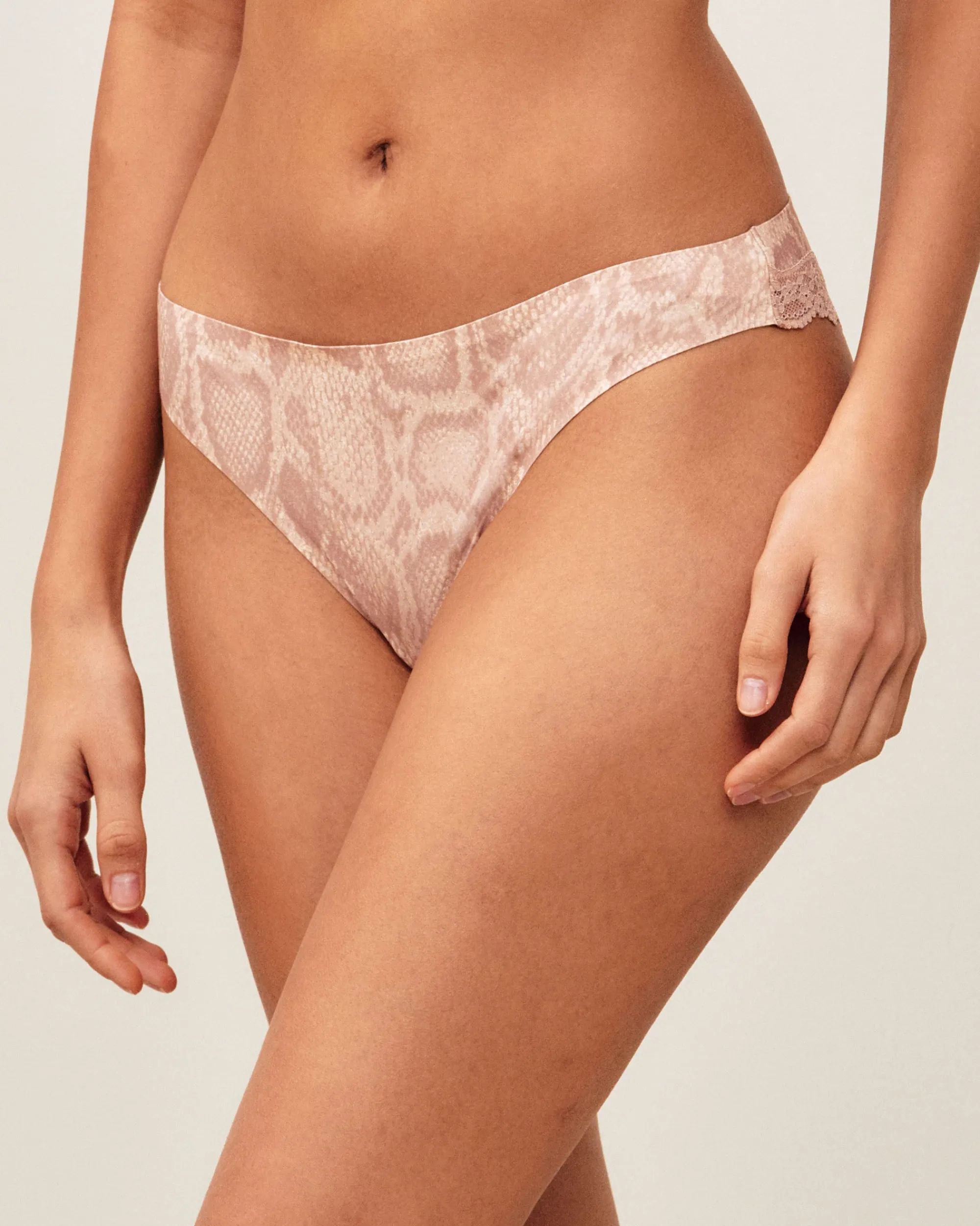 New Tanga en icrofibre iprié erpent Tangas