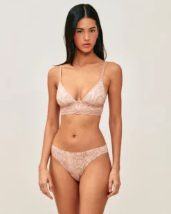 New Tanga en icrofibre iprié erpent Tangas