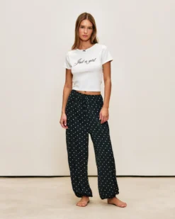 Outlet T-hirt avec broderie "Jut a Gir" en jerey Tops