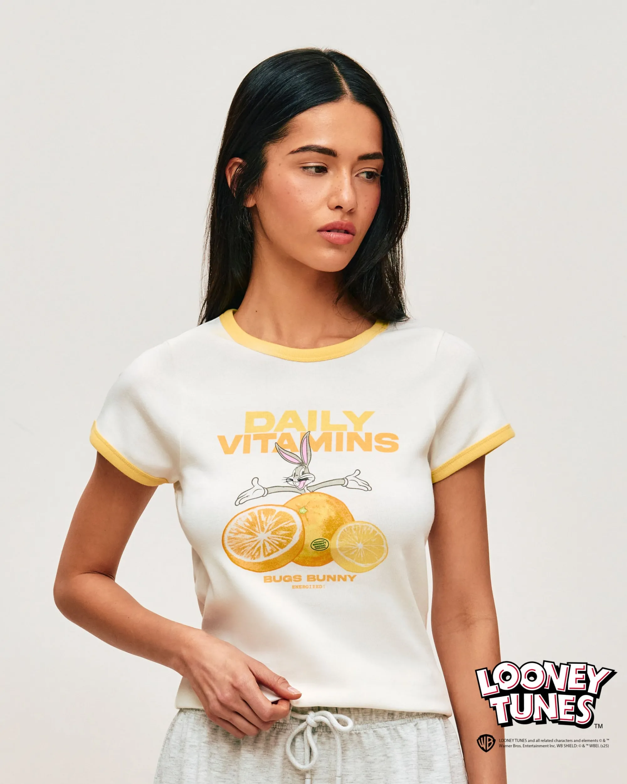 Sale T-hirt en jerey Bug Bunny Tops